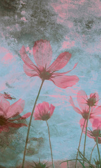 dimex pink flower abstract Fotomural Tejido No Tejido 150x250cm 2 Tiras | Yourdecoration.es