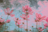 dimex pink flower abstract Fotomural Tejido No Tejido 375x250cm 5 Tiras | Yourdecoration.es