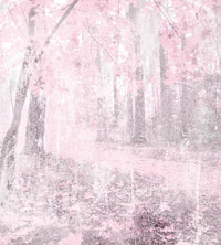dimex pink forest abstract Fotomural Tejido No Tejido 225x250cm 3 Tiras | Yourdecoration.es