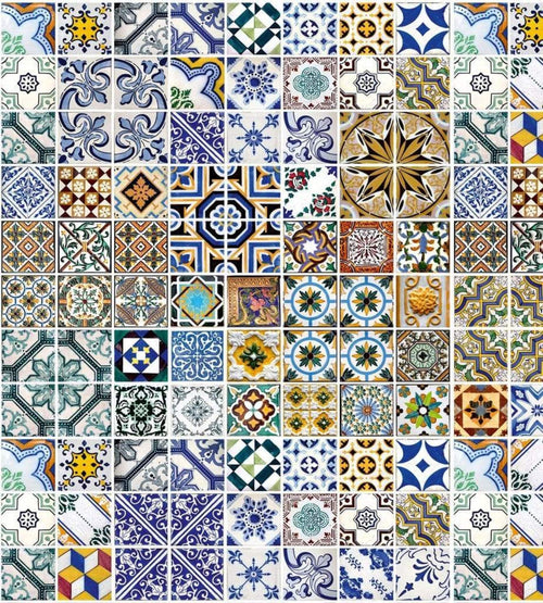 dimex portugal tiles Fotomural Tejido No Tejido 225x250cm 3 Tiras ae3a4a28 f21b 408b 9d05 afefe7816564 | Yourdecoration.es