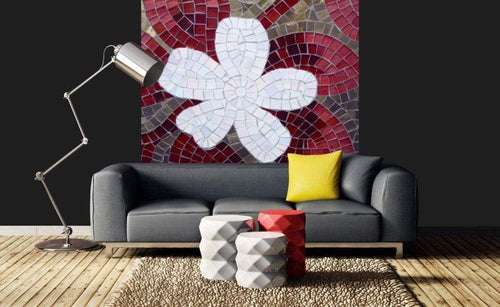 dimex red mosaic Fotomural Tejido No Tejido 225x250cm 3 Tiras Ambiente 151ef751 2471 4006 ac5b 7e1982a1d178 | Yourdecoration.es