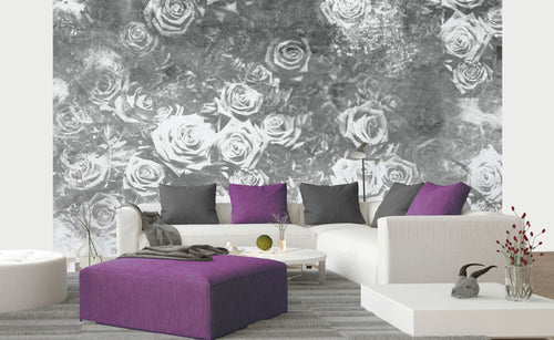 dimex roses abstract ii Fotomural Tejido No Tejido 375x250cm 5 Tiras Ambiente | Yourdecoration.es
