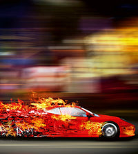 dimex speeding car Fotomural Tejido No Tejido 225x250cm 3 Tiras | Yourdecoration.es