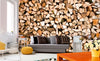 dimex timber logs Fotomural Tejido No Tejido 375x250cm 5 Tiras Ambiente | Yourdecoration.es