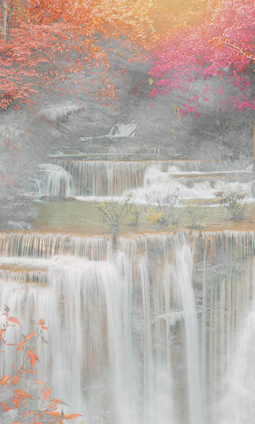 dimex waterfall abstract ii Fotomural Tejido No Tejido 150x250cm 2 Tiras | Yourdecoration.es