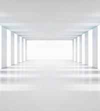 dimex white corridor Fotomural Tejido No Tejido 225x250cm 3 Tiras | Yourdecoration.es