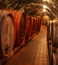 dimex wine barrels Fotomural Tejido No Tejido 225x250cm 3 Tiras | Yourdecoration.es