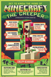 GBeye Minecraft Creepy Behavior Póster 61x91,5cm | Yourdecoration.es