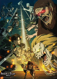 Gbeye Gbydco056 Attack On Titan Paradis Vs Marley Póster 38X52cm | Yourdecoration.es