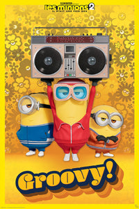 Gbeye GBYDCO094 Minions Groovy French Póster 61x 91-5cm | Yourdecoration.es