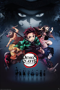 gbeye gbydco100 demon slayer group Póster 61x91 5cm | Yourdecoration.es