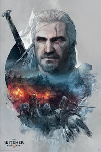 Gbeye GBYDCO112 The Witcher Geralt Póster 61x 91-5cm | Yourdecoration.es