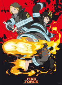 Gbeye GBYDCO149 Fire Force Shinra And Arthur Póster 38x52cm | Yourdecoration.es