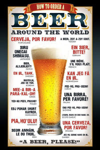 GBeye Beer How to Order Póster 61x91,5cm | Yourdecoration.es