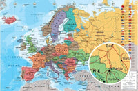 GBeye European Map Póster 91,5x61cm | Yourdecoration.es