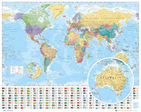 GBeye World Map 2012 Póster 50x40cm | Yourdecoration.es