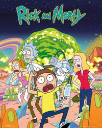 GBeye Rick and Morty Group Póster 40x50cm | Yourdecoration.es