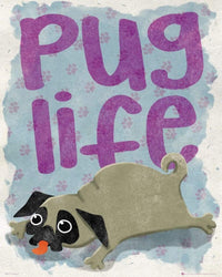 GBeye Pug Life Póster 40x50cm | Yourdecoration.es