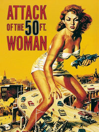 Liby  Attack of the 50FT. Woman Reproducción de arte 60x80cm | Yourdecoration.es