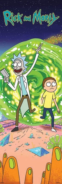Pyramid Rick and Morty Portal Póster 53x158cm | Yourdecoration.es