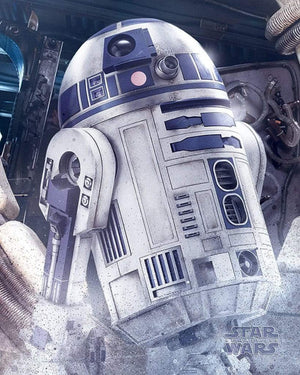 Pyramid Star Wars the Last Jedi R2 D2 Droid Póster 40x50cm | Yourdecoration.es