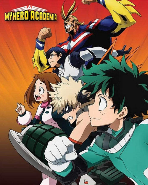 Pyramid My Hero Academia Heroes to Action Póster 40x50cm | Yourdecoration.es