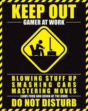 Pyramid Gamer At Work Do Not Disturb Póster 40x50cm | Yourdecoration.es