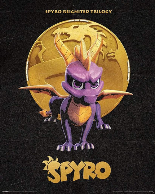 Pyramid Spyro Golden Dragon Póster 40x50cm | Yourdecoration.es
