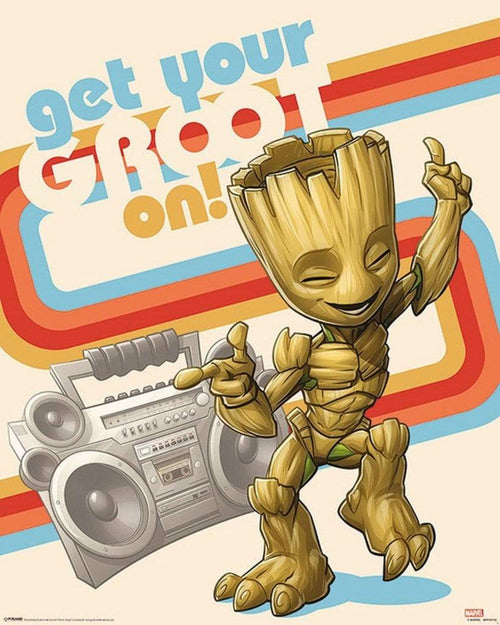 Pyramid Guardians of the Galaxy Vol 2 Get Your Groot On Póster 40x50cm | Yourdecoration.es