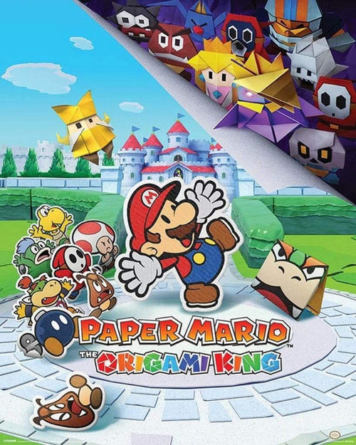 Pyramid Paper Mario The Origami King Póster 40x50cm | Yourdecoration.es