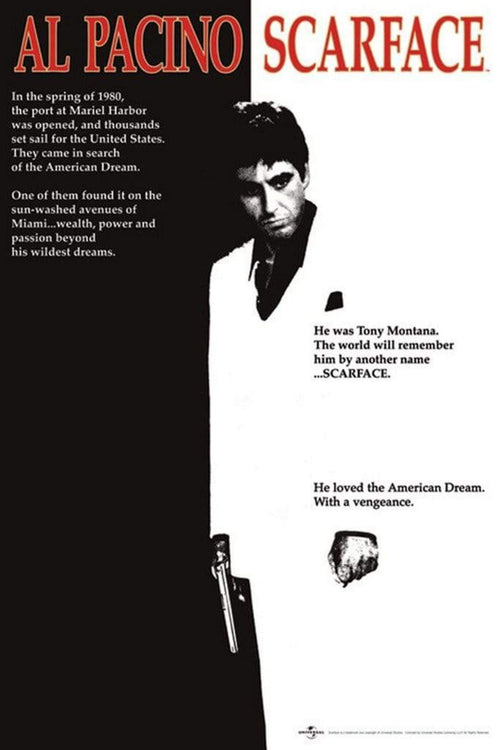 Pyramid Scarface One Sheet Póster 61x91,5cm | Yourdecoration.es
