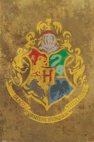 Pyramid Harry Potter Hogwarts Crest Póster 61x91,5cm | Yourdecoration.es