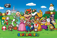Pyramid Super Mario Characters Póster 91,5x61cm | Yourdecoration.es