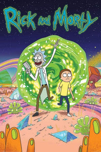 Pyramid Rick and Morty Portal Póster 61x91,5cm | Yourdecoration.es