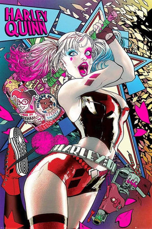 Pyramid Batman Harley Quinn Neon Póster 61x91,5cm | Yourdecoration.es