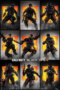 Pyramid Call of Duty Black Ops 4 Characters Póster 61x91,5cm | Yourdecoration.es