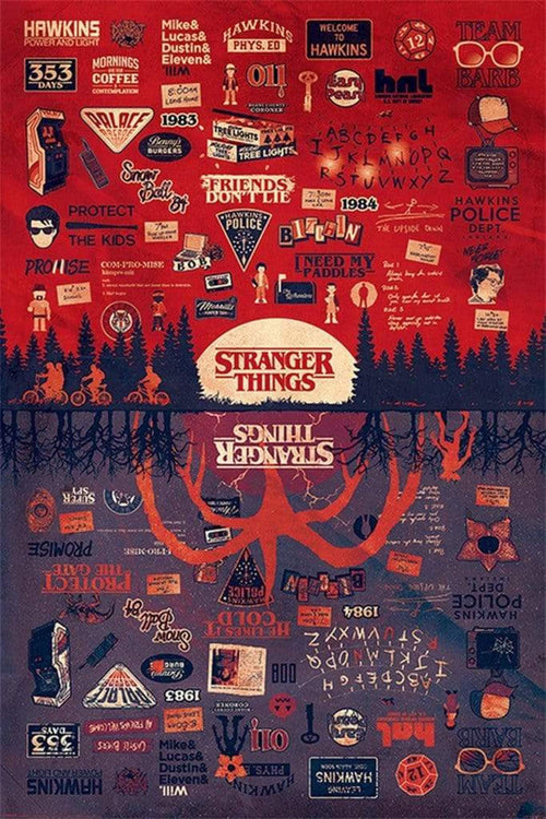 Pyramid Stranger Things The Upside Down Póster 61x91,5cm | Yourdecoration.es