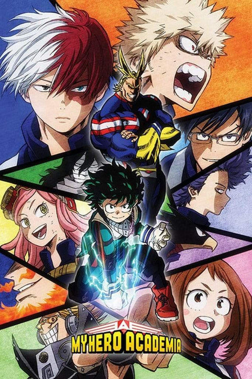 Pyramid My Hero Academia Characters Mosaic Póster 61x91,5cm | Yourdecoration.es