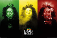 Pyramid Bob Marley Tricolour Smoke Póster 91,5x61cm | Yourdecoration.es