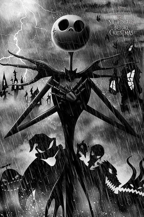 Pyramid Nightmare Before Christmas Storm Póster 61x91,5cm | Yourdecoration.es