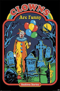 Pyramid Steven Rhodes Clowns are Funny Póster 61x91,5cm | Yourdecoration.es