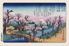Póster Hiroshige Mount Fuji Koganei Bridge 61x91 5cm Pyramid PP34637 | Yourdecoration.es