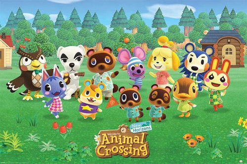 Pyramid Animal Crossing Lineup Póster 91,5x61cm | Yourdecoration.es
