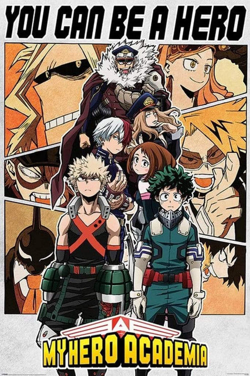 Pyramid My Hero Academia Be a Hero Póster 61x91,5cm | Yourdecoration.es