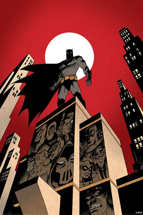 Pyramid PP34702 Batman Villain Skyline Póster | Yourdecoration.es