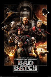 Pyramid Star Wars The Bad Batch Montage Póster 61x91,5cm | Yourdecoration.es