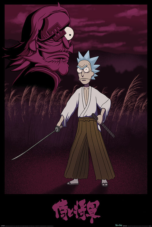 Pyramid Rick and Morty Samurai Rick Póster 61x91,5cm | Yourdecoration.es