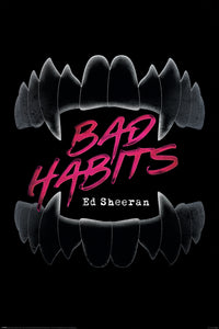 Pyramid Ed Sheeran Bad Habits Póster 61x91,5cm | Yourdecoration.es
