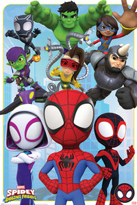 Pyramid Pp34950 Spidey And His Amazing Friends Goodies And Baddies Póster 61X91-5cm | Yourdecoration.es