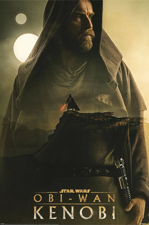 pyramid pp34969 star wars obi wan kenobi light vs dark Póster 61x91,5cm | Yourdecoration.es